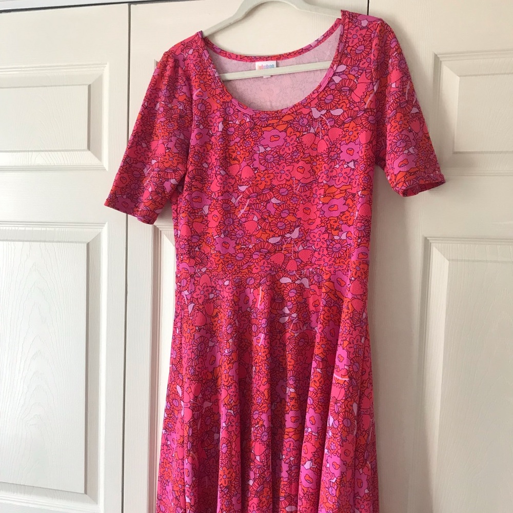 LulaRoe Retro Print Dress XL